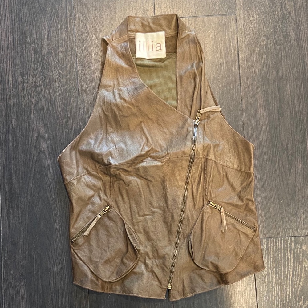 Illia All Natural Leather Vest